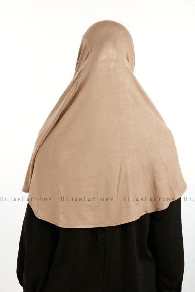 Feriha - Dark Taupe Viscose Turban Hijab