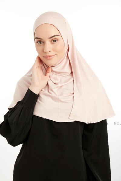 Feriha - Dusty Pink Viscose Turban Hijab