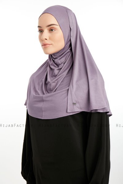 Feriha - Dark Purple Viscose Turban Hijab