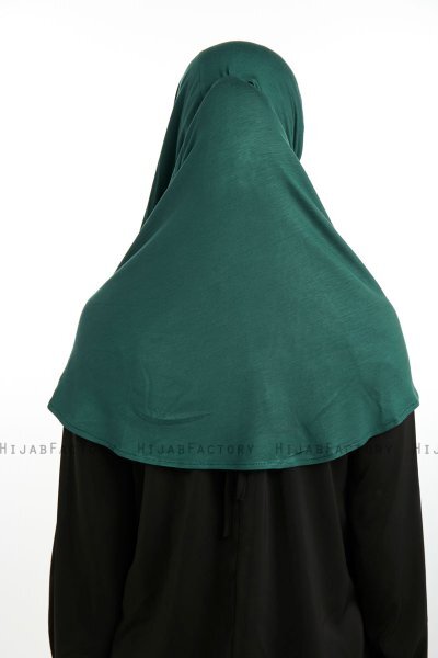 Feriha - Dark Green Viscose Turban Hijab