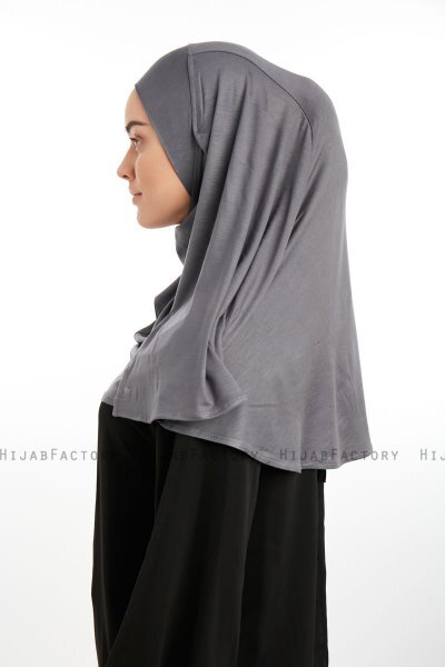 Feriha - Dark Grey Viscose Turban Hijab