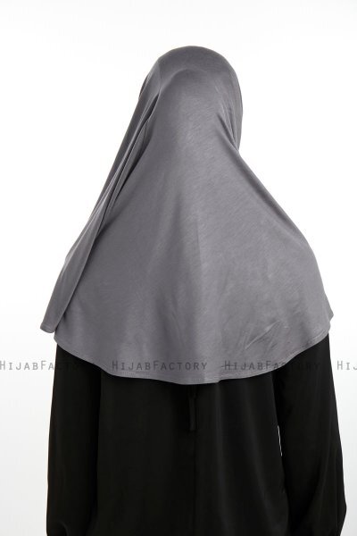 Feriha - Dark Grey Viscose Turban Hijab