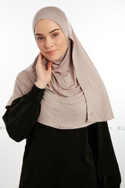 Feriha - Stone Grey Viscose Turban Hijab