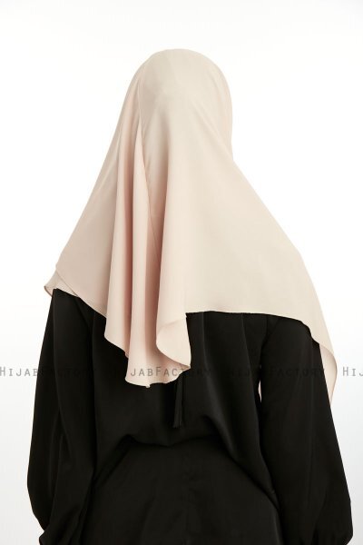 Bengi - Light Taupe Micro Krep Turban Hijab
