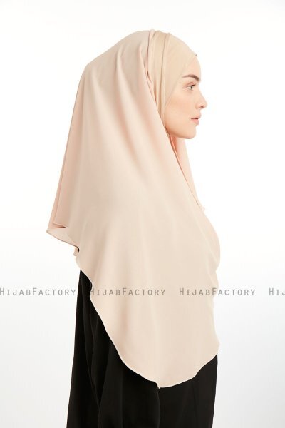 Bengi - Beige Micro Krep Turban Hijab