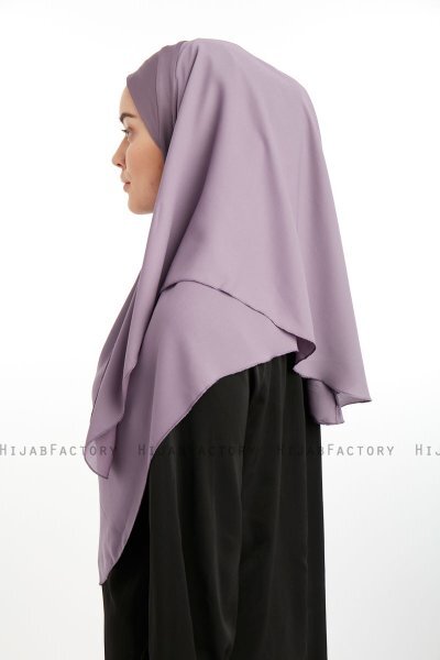 Bengi - Lavender Micro Krep Turban Hijab