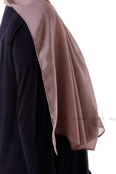 Hadise - Taupe Chiffon Hijab