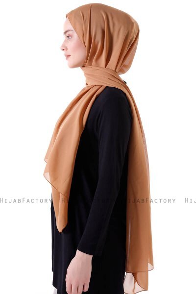 Hadise - Mustard Chiffon Hijab