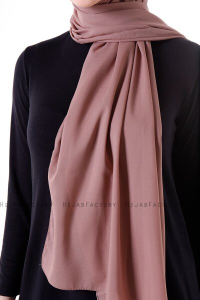 Hadise - Light Brown Chiffon Hijab
