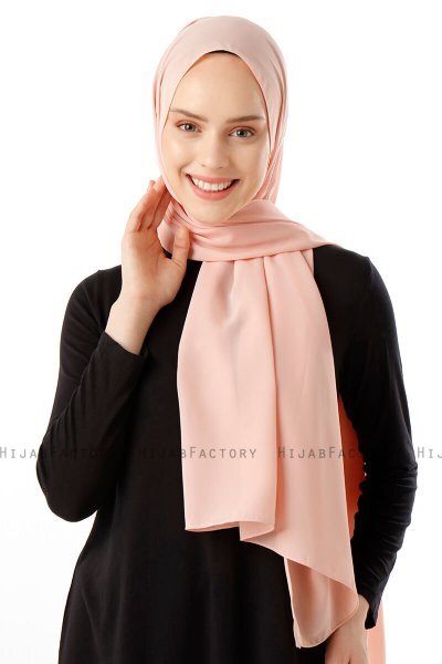 Hadise - Salmon Chiffon Hijab