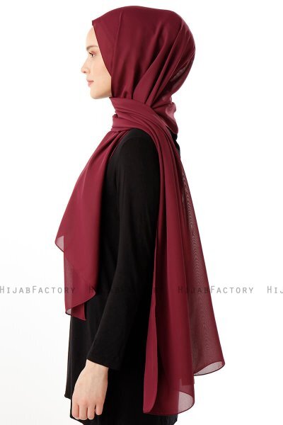 Hadise - Plum Chiffon Hijab