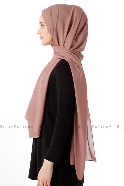 Hadise - Soft Berry Chiffon Hijab