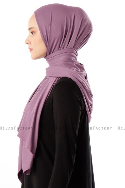 Neylan - Dark Purple Basic Jersey Hijab