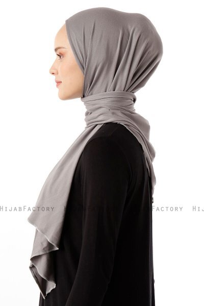 Neylan - Grey Basic Jersey Hijab