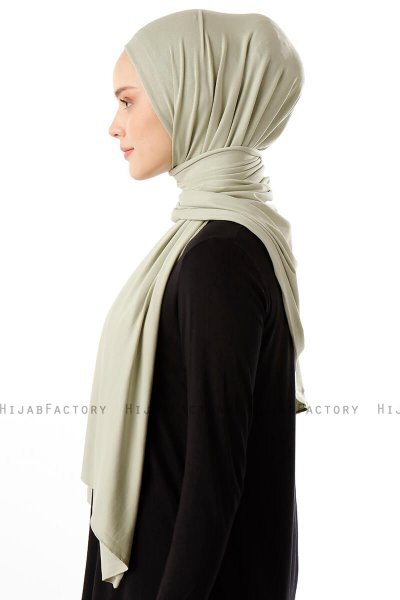 Neylan - Light Green Basic Jersey Hijab