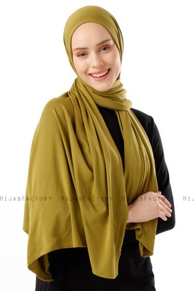 Neylan - Olive Basic Jersey Hijab