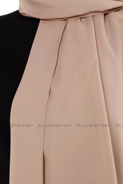 Esra - Light Taupe Chiffon Hijab