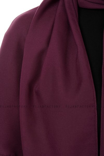 Esra - Dark Purple Chiffon Hijab