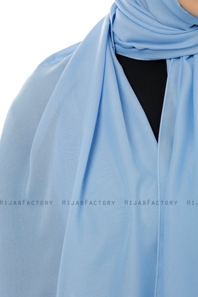 Esra - Light Blue Chiffon Hijab