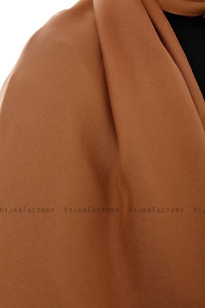 Esra - Light Brown Chiffon Hijab