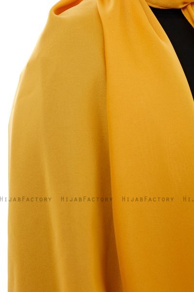 Esra - Mustard Chiffon Hijab