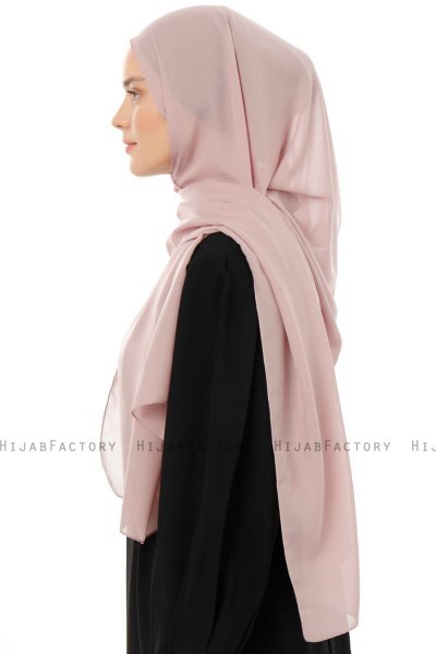 Esra - Dark Pink Chiffon Hijab