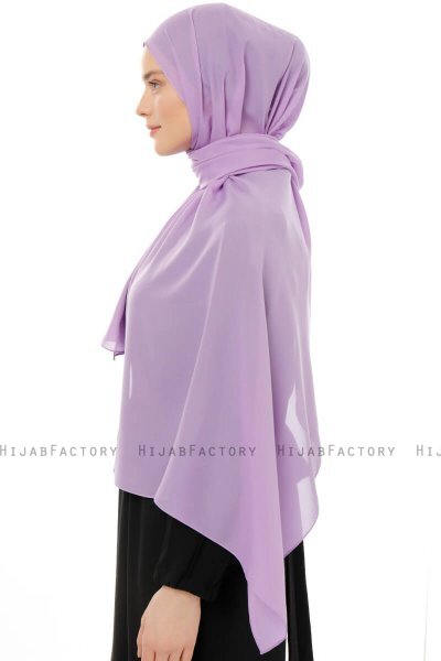 Esra - Light Purple Chiffon Hijab