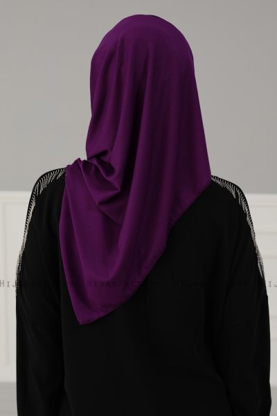Amy - Purple Cotton Turban - Ayse Turban