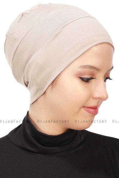 Stella - Taupe Cotton Turban