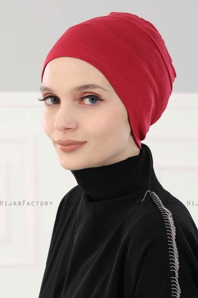 Stella - Bordeaux Cotton Turban