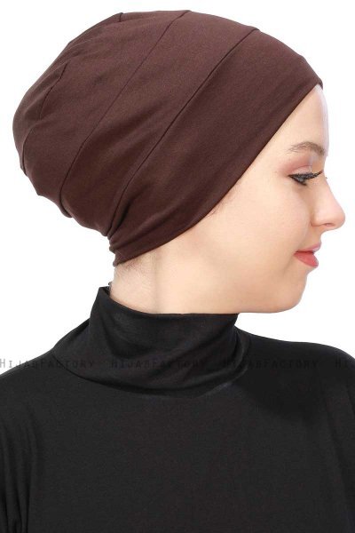 Stella - Brown Cotton Turban