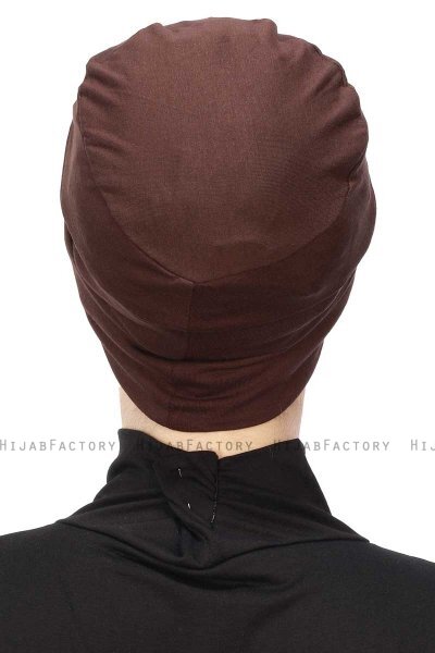 Stella - Brown Cotton Turban