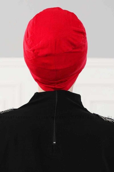 Stella - Red Cotton Turban