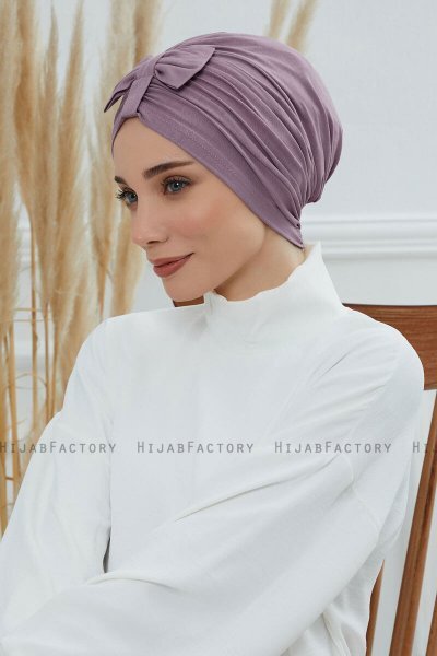 Agnes - Lilac Cotton Turban