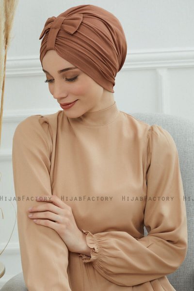 Agnes - Caramel Cotton Turban