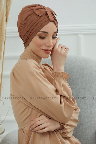Agnes - Caramel Cotton Turban