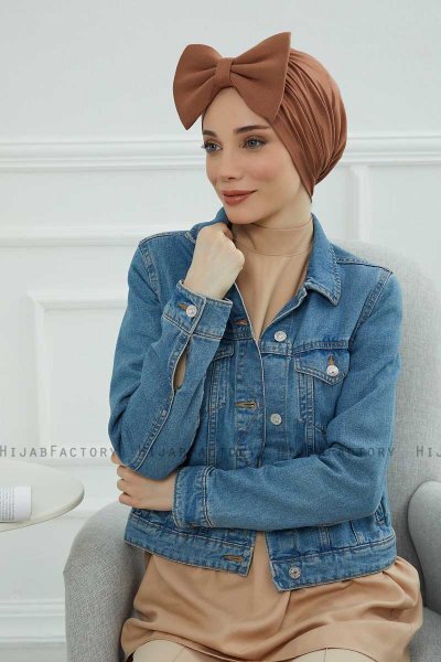 Julia - Caramel Cotton Turban