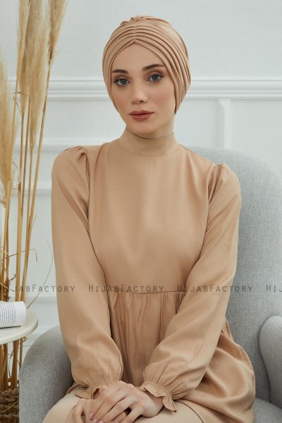 Wilma - Sand Cotton Turban
