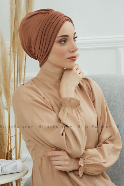 Wilma - Caramel Cotton Turban