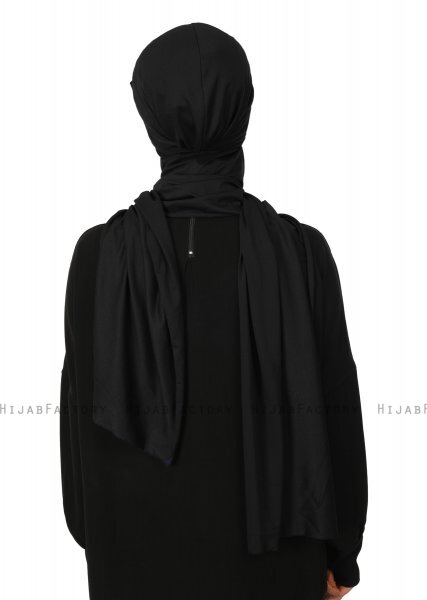 Bianca - Black Cotton Turban