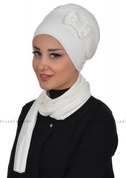 Bianca - Creme Cotton Turban
