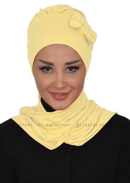 Bianca - Yellow Cotton Turban