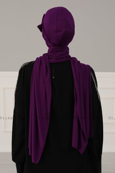 Bianca - Purple Cotton Turban