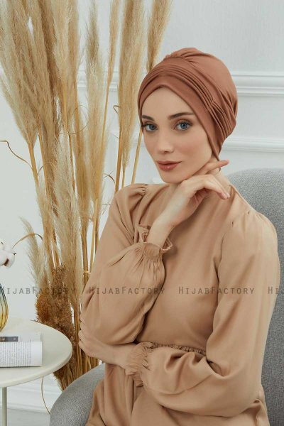Linda - Caramel Cotton Turban