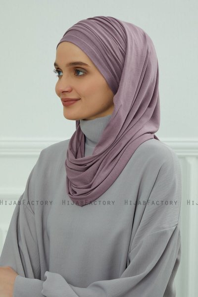 Rebecca - Lilac Cotton Turban
