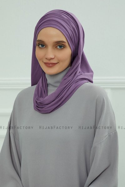 Rebecca - Violet Cotton Turban