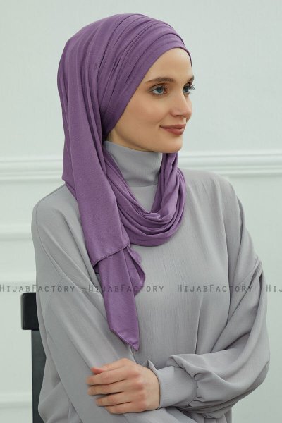 Rebecca - Violet Cotton Turban