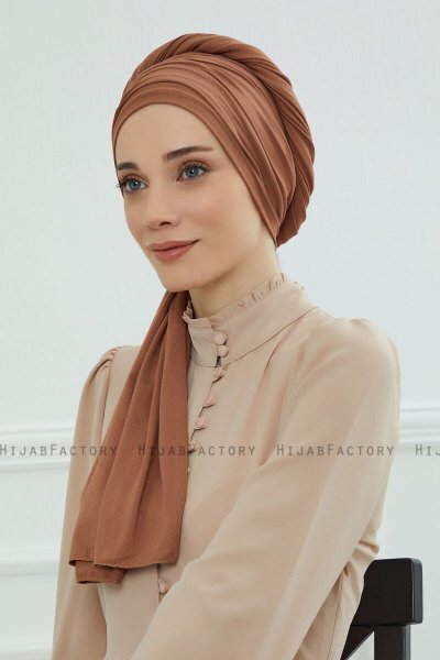 Rebecca - Caramel Cotton Turban