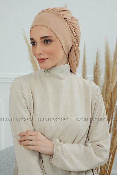 Isabella - Sand Cotton Turban
