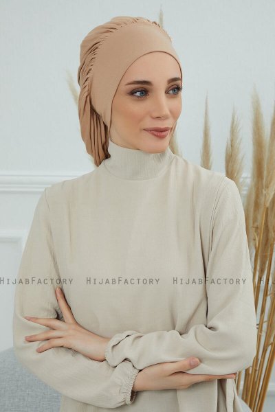 Isabella - Sand Cotton Turban